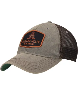 Men's Gray Arizona State Sun Devils Legacy Practice Old Favorite Trucker Snapback Hat