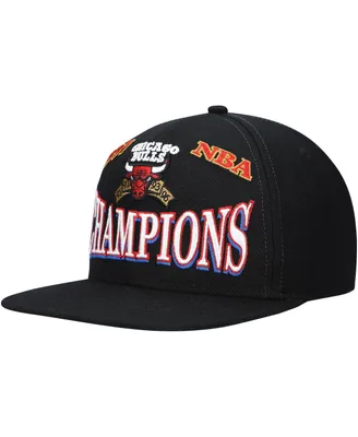 Men's Mitchell & Ness Black Chicago Bulls Hardwood Classics 1997 Nba Champions Snapback Hat