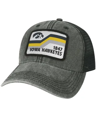 Men's Black Iowa Hawkeyes Sun & Bars Dashboard Trucker Snapback Hat