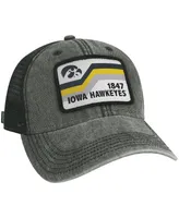 Men's Black Iowa Hawkeyes Sun & Bars Dashboard Trucker Snapback Hat