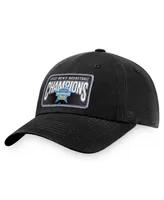 Men's Top of The World Black Uab Blazers 2022 C-Usa Men's Basketball Conference Tournament Champions Locker Room Adjustable Hat