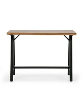 Shurley Modern Industrial Handcrafted Acacia Wood Desk