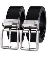 Calvin Klein Men's Micro Logo Strap Reversible Casual Belt