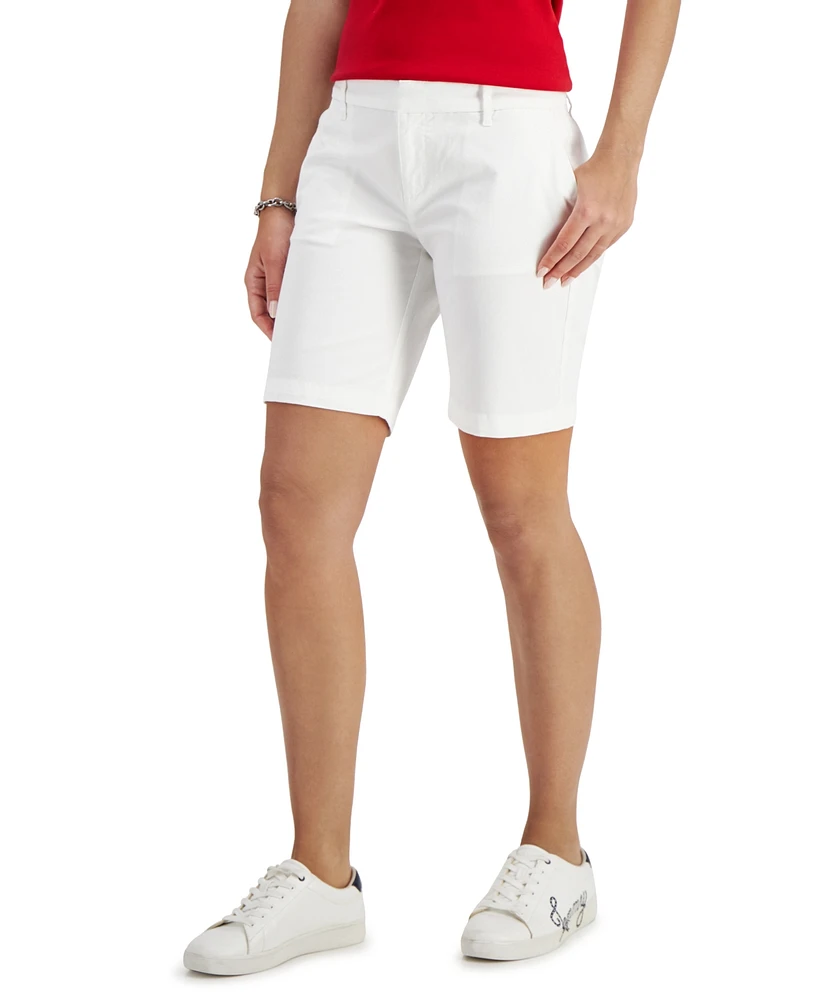 Tommy Hilfiger Women's Th Flex 9 Inch Hollywood Bermuda Shorts