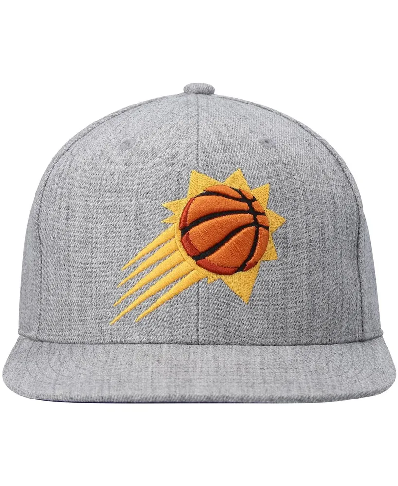 Men's Mitchell & Ness Heathered Gray Phoenix Suns 2.0 Snapback Hat