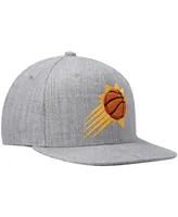 Men's Mitchell & Ness Heathered Gray Phoenix Suns 2.0 Snapback Hat