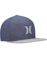 Men's Hurley Blue, Gray Phantom Core Snapback Hat