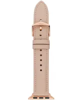 Fossil Blush Leather Band for Apple Watch, 38, 40, 41mm