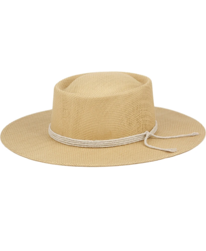 Angela & William Light Boater Gamble Porkpie Derby Fedora Sun Hat