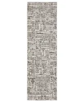 Jhb Design Veil VEI2060W 2'3" x 7'6" Runner Area Rug