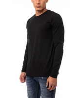 X-Ray Men's Soft Stretch Crew Neck Long Sleeve T-shirt