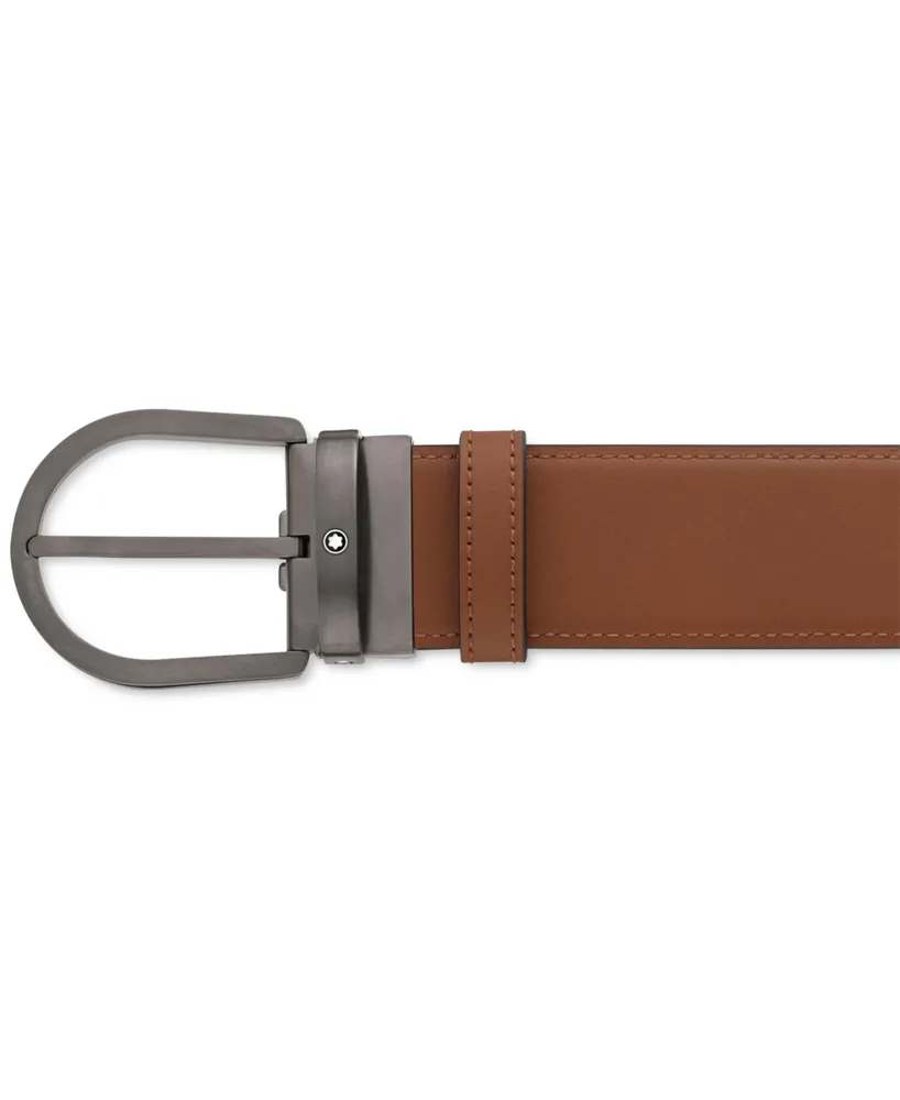 Montblanc Horseshoe Reversible Leather Belt