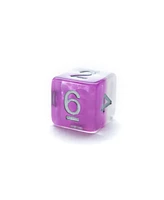 Eclipse Amethyst Dice Set, 8 Pieces