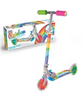 Ozbozz Rainbow Foldable Scooter Light Up Wheels