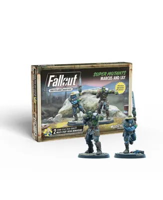 Fallout Wasteland Warfare Super Mutants Marcus and Lily, 4 Pieces