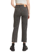 Levi's 501 Cropped Straight-Leg High Rise Jeans