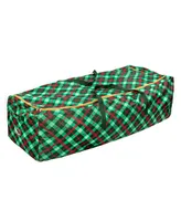 Honey Can Do Plaid Rolling Tree Storage Bag