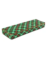 Honey Can Do Plaid Gift Wrap Organizer