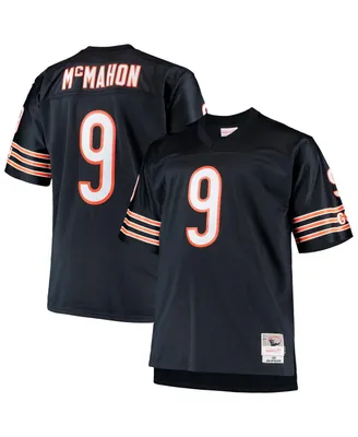 Men's Mitchell & Ness Jim McMahon Navy Chicago Bears Big Tall 1985 Retired Player Replica Jersey