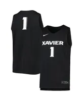 Men's Nike #1 Black Xavier Musketeers Team Replica Basketball Jersey