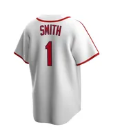 Men's Nike Ozzie Smith White St. Louis Cardinals Home Cooperstown Collection Player Jersey