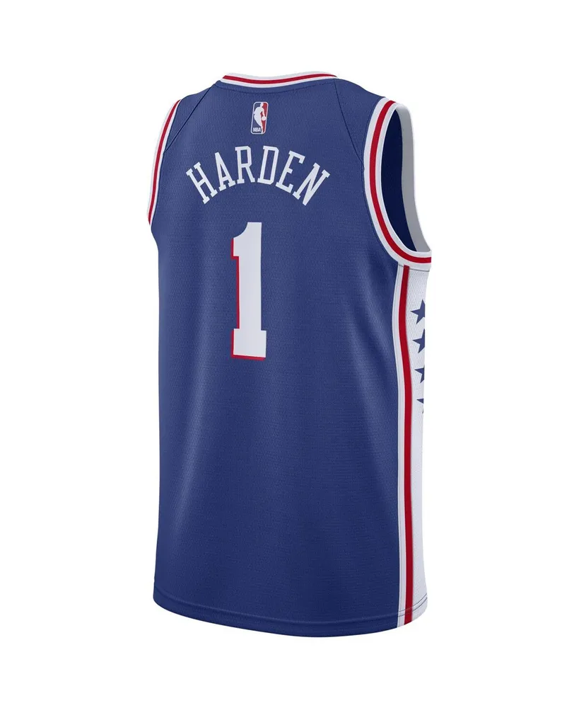 Men's Nike James Harden Royal Philadelphia 76ers 2021/22 Swingman Jersey - Icon Edition