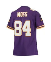 Women's Mitchell & Ness Randy Moss Purple Minnesota Vikings Legacy Replica Team Jersey