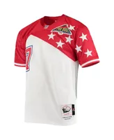 Men's Mitchell & Ness John Elway White, Red Afc 1995 Pro Bowl Authentic Jersey