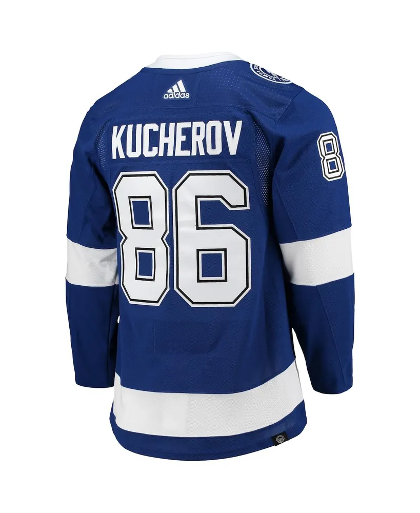 Men's adidas Nikita Kucherov Blue Tampa Bay Lightning Home Authentic Pro Player Jersey