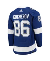 Men's adidas Nikita Kucherov Blue Tampa Bay Lightning Home Authentic Pro Player Jersey