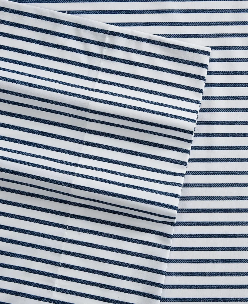 Nautica Harmead Cotton Percale -Piece Sheet Set