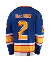 Men's Fanatics Al Macinnis Blue St. Louis Blues Premier Breakaway Retired Player Jersey