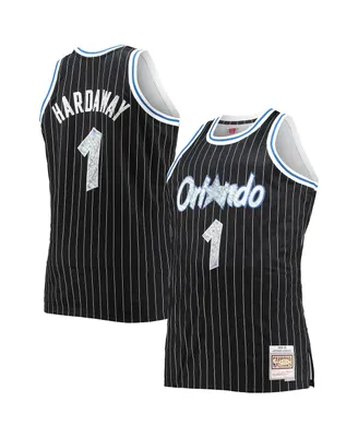 Men's Mitchell & Ness Penny Hardaway Black Orlando Magic Big and Tall 1994-95 Nba 75th Anniversary Diamond Swingman Jersey