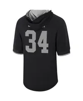 Men's Mitchell & Ness Bo Jackson Black Los Angeles Raiders Retired Player Mesh Name and Number Hoodie T-shirt