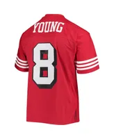 Men's Mitchell & Ness Steve Young Scarlet San Francisco 49ers 1994 Legacy Replica Jersey