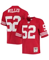 Men's Mitchell & Ness Patrick Willis Scarlet San Francisco 49ers 2007 Legacy Replica Jersey