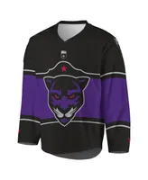 Men's and Purple Panther City Lacrosse Club Replica Jersey