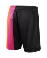 Men's Mitchell & Ness Black Miami Heat 2005/06 Hardwood Classics Authentic Shorts