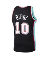 Men's Mitchell & Ness Mike Bibby Black Vancouver Grizzlies 2000-01 Hardwood Classics Swingman Jersey