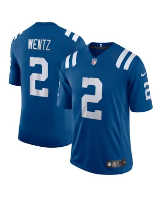 Men's Nike Carson Wentz Royal Indianapolis Colts Vapor Limited Jersey