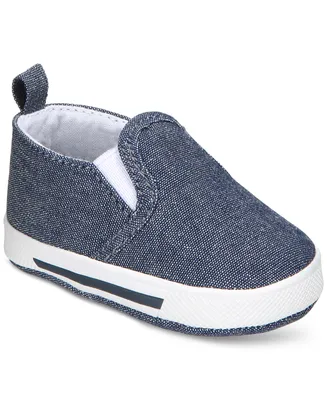 First Impressions Baby Boys or Girls Slip On Soft Sole Sneakers, Created for Macy's