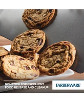 Farberware GoldenBake Bakeware Nonstick Loaf Pan Set, 2-Piece, Gray