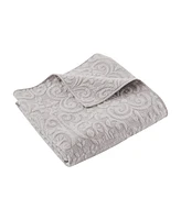 Levtex Sherbourne Scroll Stitch Quilted Throw, 50" x 60"