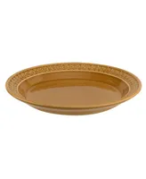 Portmeirion Botanic Garden Harmony Amber 8.5" Salad Plate, Set of 4 - Gold