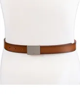 Calvin Klein Men's Logo Plaque Belt