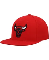 Men's Mitchell & Ness Red Chicago Bulls Ground 2.0 Snapback Hat