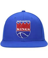 Men's Mitchell & Ness Blue Sacramento Kings Hardwood Classics Team Ground 2.0 Snapback Hat