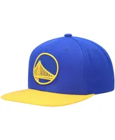 Men's Mitchell & Ness Royal and Gold Golden State Warriors Team Two-Tone 2.0 Snapback Hat