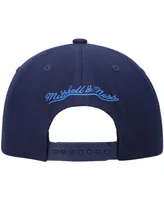 Men's Mitchell & Ness Navy and Blue Oklahoma City Thunder Team Two-Tone 2.0 Snapback Hat