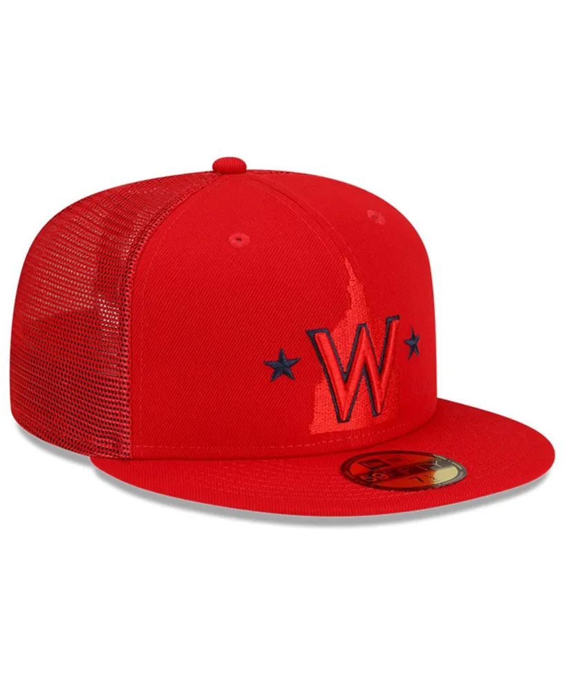 Men's New Era Red Washington Nationals 2022 Batting Practice 59FIFTY Fitted Hat